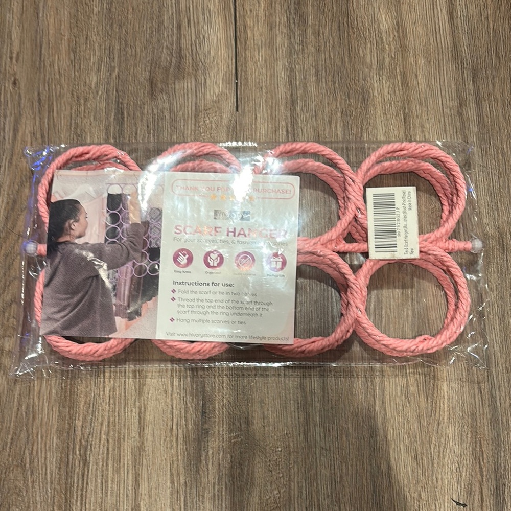 Pink Scarf Hanger